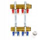  CO manifold 4 circuits PEX valves air vents FOR RADIATORS