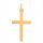  LARGE GOLD CROSS PR. 585 + ENGRAVING