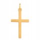  LARGE GOLD CROSS PR. 585 + ENGRAVING