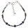  Bracelet zodiac sign scorpio stones, silver