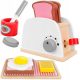  Wooden Toaster Set + Accessories with Accessories for Children's Gift