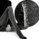  SILVER TIGHTS lurex very shiny phenome NEW YEAR'S EVE