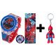  SPIDERMAN electronic watch for children boy children LED light + KEYRING