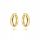  585 GOLD EARRINGS ENGLISH HOOPS GIFT ENGRAVING