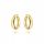  585 GOLD EARRINGS ENGLISH HOOPS GIFT ENGRAVING