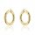  585 GOLD EARRINGS HOOPS VERY WIDE ENGLISH GIFT ENGRAVING