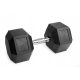  Fixed dumbbells 1x30kg cast iron rubberized 30kg HEX for training SOLID