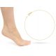  BEAUTIFUL GOLD LEG BRACELET pr. 333 Cube 8k