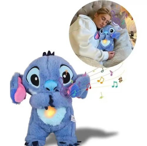  Plush Stich breathing bear soothing sleep Playmate otter toy for children