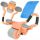  ROLLER ABS TRAINER FOR ABDOMINAL MUSCLES PILATES FITNESS EXERCISE WHEEL MAT