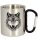  METAL TOURIST MUG MEN'S GIFT FOR BOYFRIEND'S DAY GUY WOLF