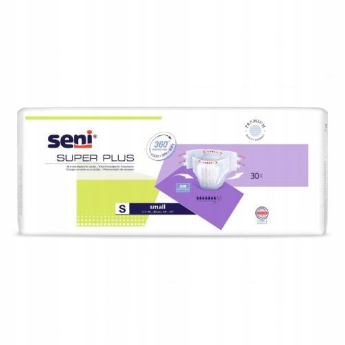  SENI SUPER PLUS Adult diaper pants Small S, 30 pcs.