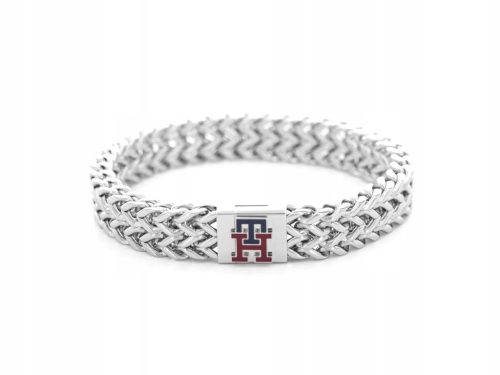  TOMMY HILFIGER MEN'S BRACELET 2790462 SILVER ELEGANT STAINLESS STEEL