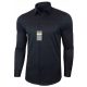  Men's Shirt Black Fitted Lavier - SLIM FIT Cotton Size S