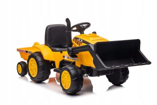  +PILOT Battery operated excavator tractor with trailer S617 Yellow