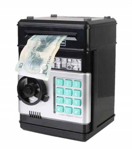  SAFE MONEY BOX ATM FOR COINS BANKNOTES PIN