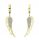 316L SURGICAL STEEL GOLD EARRINGS WINGS