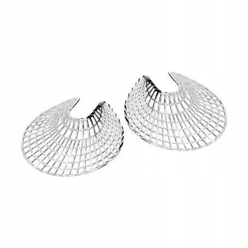  Silver earrings openwork spider web/stud 925