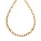  2452 Gold chain 50cm 7mm gold plated 18k Xuping pancerka