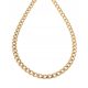  2452 Gold chain 50cm 7mm gold plated 18k Xuping pancerka