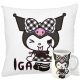  Mug + pillow KUROMI set ONEGAI MY MELODY + NAME + VARIOUS PATTERNS