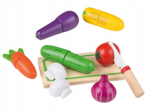  PLAYTIVE WOODEN VEGETABLE SET FOR CHILDREN