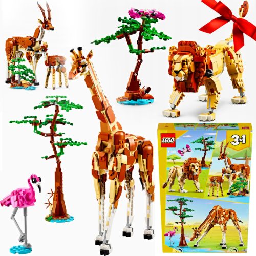  LEGO CREATOR ANIMALS SET LION GIRAFFE GAZELLES MOVABLE AS A GIFT