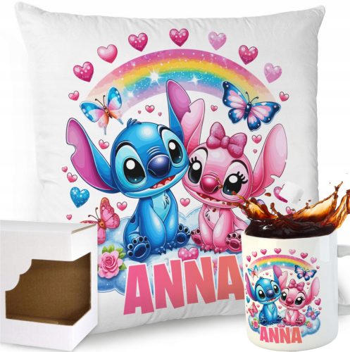  LILO STICH STITCH ANGEL MUG PILLOW SET CHILD'S BIRTHDAY GIFT 8