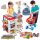  SUPERMARKET WITH CASH REGISTER LARGE INTERACTIVE CHILDREN'S STORE TROLLEY SCANNER