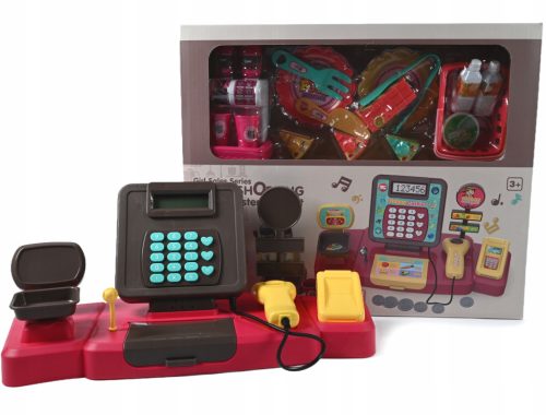  BATTERY-OPERATED STORE CASH REGISTER WITH FISCAL CALCULATOR CHILDREN'S STORE