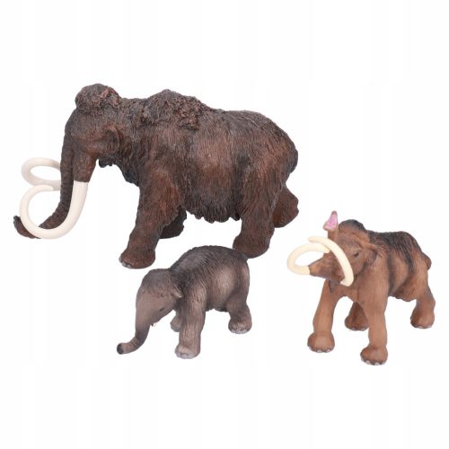  Realistic figurine of a mammoth for a plastic animal collection