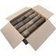  WOODEN BRIQUETTES IN BOX cylinder 25 kg fireplace stove wood fireplace fuel