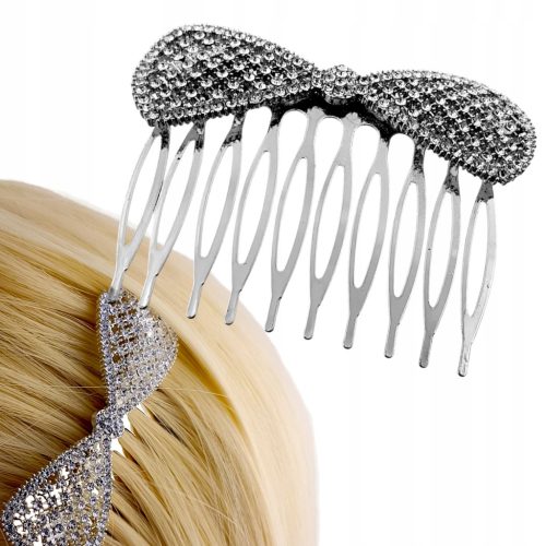  Decorative hair comb Wedding Rhinestones