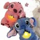  Pink Stitch Breathing Plush Teddy Bear Soothing Sleep Otter Toy for Kids