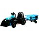  TRACTOR BATTERY TRAILER MOVABLE BUCKET REMOTE CONTROL LED MUSIC BLUE