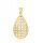  Gold pendant - Teardrop pr.333