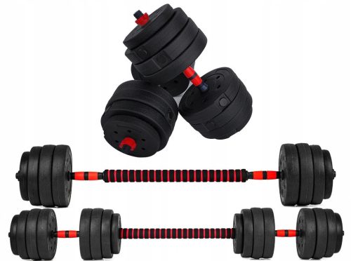  Bituminous adjustable dumbbells Fitli 2x 20 kg