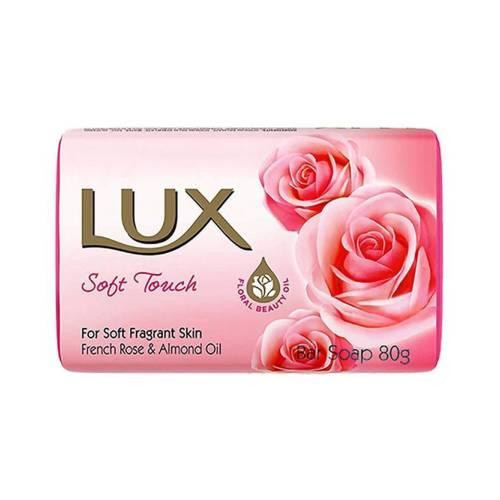  LUX SOAP soft touch bar soap french rose & almond oil rose almond 80g