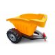  TRAILER FOR PEDAL TRACTOR PILSAN LARGE WITH METAL AXLE YELLOW