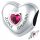  CHARMS HEART cubic zirconia love PERFECT WIFE silver 925 pendant BEADS charms