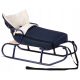  Traditional metal sled JEE Classik + backrest + sleeping bag