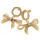  3638 Gold Plated 18k Xuping Hanging Bow Earrings