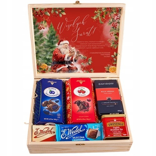  GIFT BASKET CHRISTMAS GIFT IN A PREMIUM BOX with Signature red