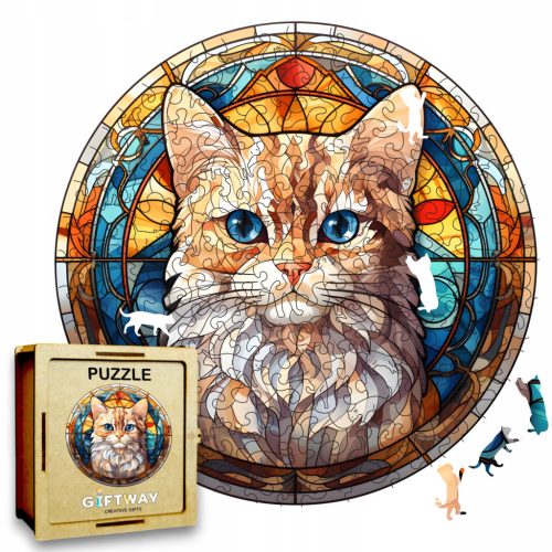  Wooden Puzzle Cat 224 pcs. Adult Premium Puzzle Animals v.21