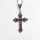  Red Gothic Cross Necklace for Girls