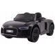  Audi R8 Spyder Battery-powered Black Paint EVA Remote Control Slow Start Radio