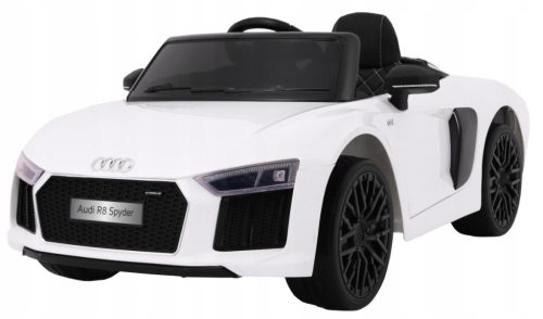  Audi R8 Spyder Battery-Powered White EVA Pilot