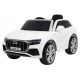  Audi Q8 Lift Battery for Kids White EVA Remote Control Slow Start MP3