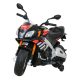  APRILIA TUONO V4 BATTERY MOTORCYCLE FOR CHILDREN BLACK + MP3 PANEL + WHEELS