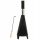  Garden stove with poker, 38x38x122 cm, steel